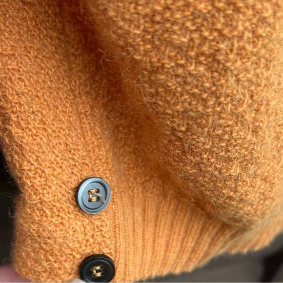 Vintage 1960s Glen Dee Cardigan Sweater | Size M 50% Alpaca 50% Kodel Polyester - Picture 10 of 12